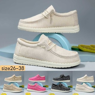 Heydude Cùng chất lượng Giày vải trẻ em nhẹ Giày nhân quả cho bé trai bé gái trẻ em size26-38