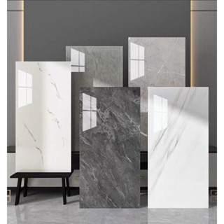 [Siêu Sale] COMBO 50 tấm dán tường phủ nhựa PVC 3D  Kích Thước 60x30cm tráng nhôm mặt sau xốp dán tường pvc vân đá bóng