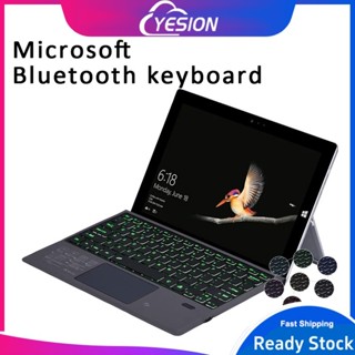 Bàn phím Bluetooth không dây cho Microsoft Surface Pro Touchpad 7 Đèn nền cho Microsoft Surface Pro 3 4 5 6 7 + Go 1 2 3 4