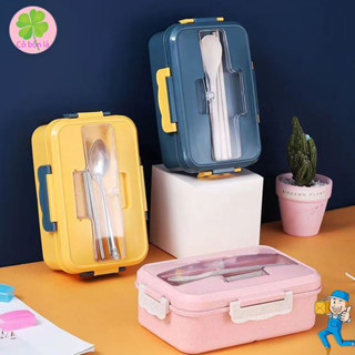 Hộp Cơm Văn Phòng Nhựa Lúa Mạch Giữ Nhiệt Kèm Muỗng Đũa Cao Cấp An Toàn Sức Khỏe Hâm Được Lò Vi Sóng