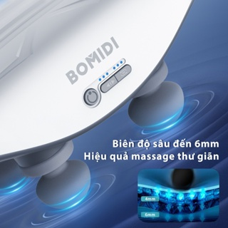 BOMIDI Combo Máy Massage Cầm Tay Đa Năng 4 Đầu+Mini-MG3+M1 Nhiều Chế Độ-Có Bảo Hành.