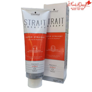 Kem duỗi tóc cao cấp Schwarzkopf Strait Therapy 300ml 