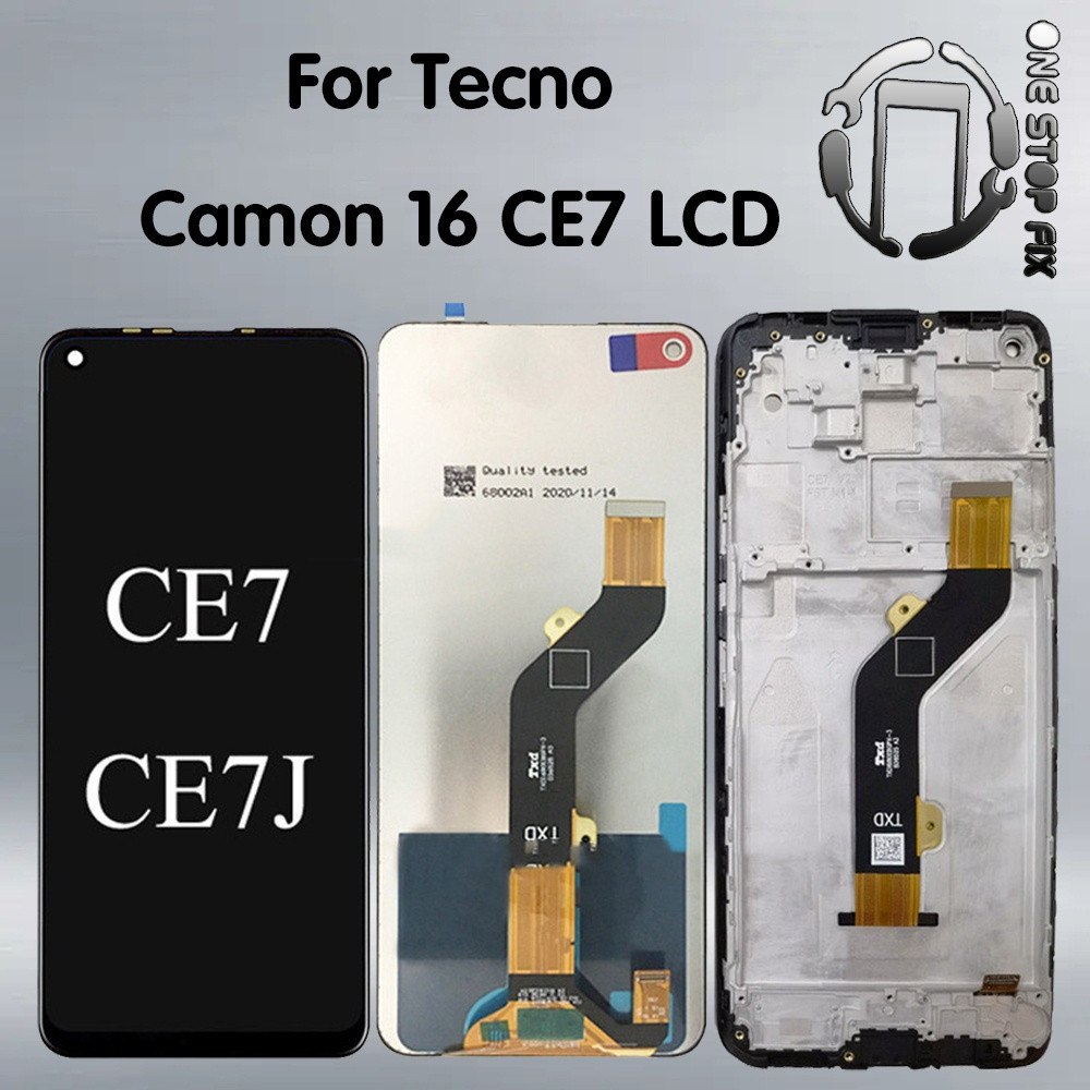 Dành Cho Tecno Camon 16 CE7 CE7j CE9h Màn Hình Hiển Thị LCD Bộ Số Hóa Cảm Ứng