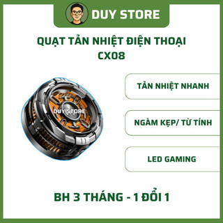 Sò Lạnh CX08 - Quạt Tản Nhiệt Điện Thoại + LED Gaming, Nam Châm Siêu Mạnh - BH 3 Tháng 1 Đổi 1 - TRẦN DUY STORE