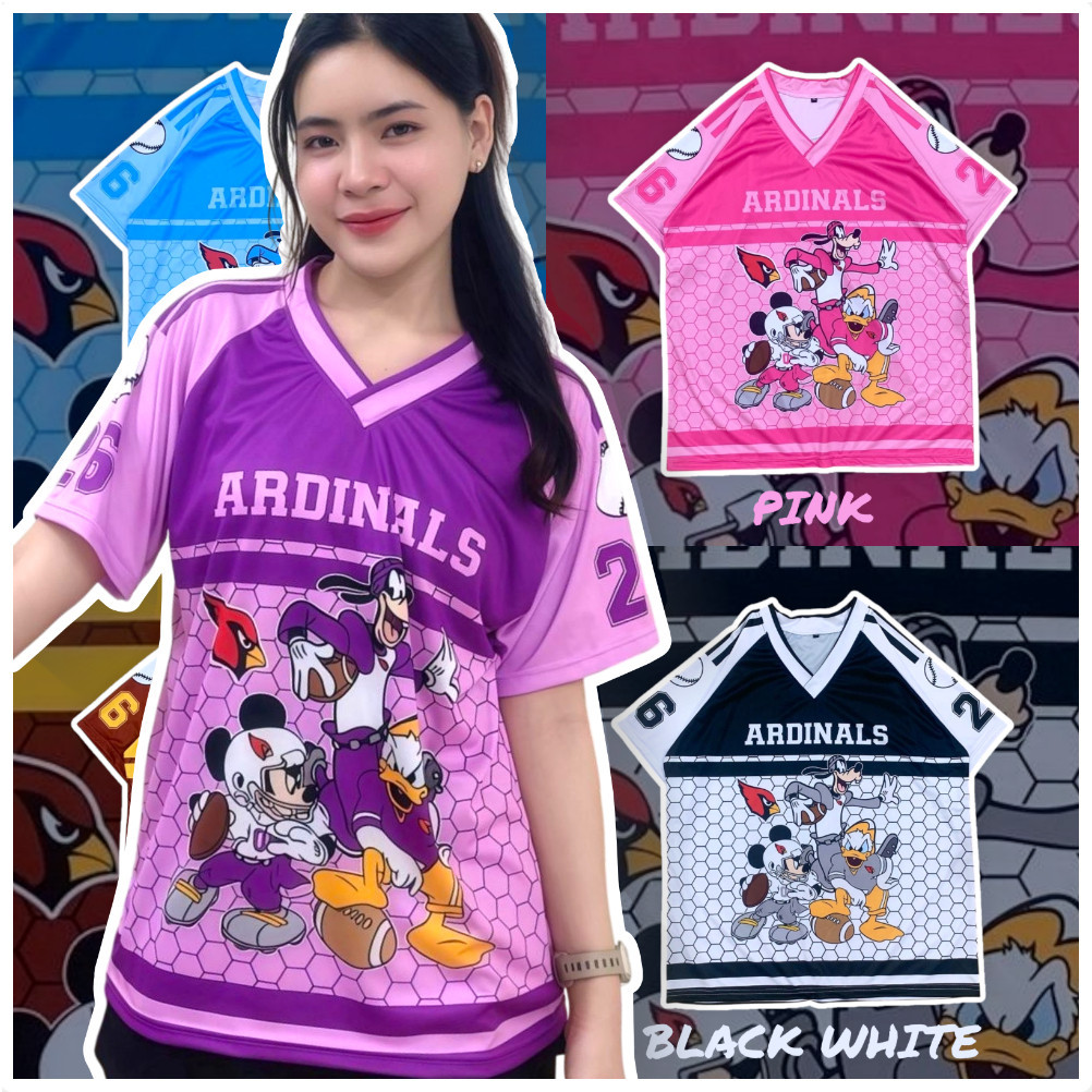 (M4) Đồ thể thao, Họa tiết băng đảng hỗn hợp, 5 màu, ÁO THUN ARDINALS S-5XL