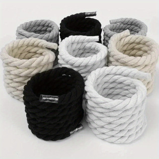 Dây giày Cotton dệt tay cho giày thể thao – Thay thế ren thể thao sành điệu cho nam và nữ