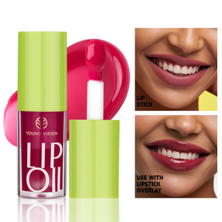 YOUNG VISION 2 Sắc Thái Son Dầu Trong Suốt, Độ Bóng Cao, Đầu Cọ Lớn Lip Glaze