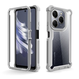 Ốp điện thoại cấu trúc chống rơi hai lớp cho Tecno Spark 10 20 30 Pro Plus 10C 20C 30C 4G / 5G GO 1 23 24 25 Vỏ bảo vệ toàn diện túi khí vỏ trong suốt