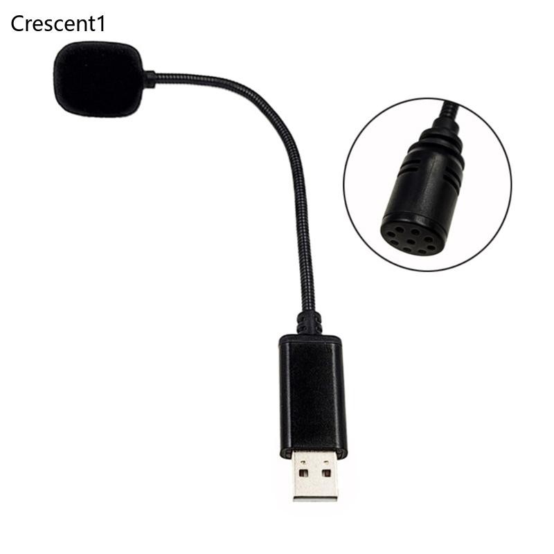 CRE Mini Micro USB Mic Condenser Ghi âm cho Laptop Notebook PC MSN Skype