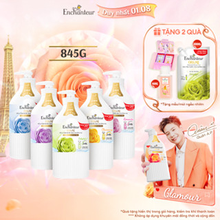 [TẶNG 30% DUNG TÍCH] Sữa tắm hương nước hoa Pháp Enchanteur Deluxe 845g - Mềm mịn như lụa Lưu hương 24H