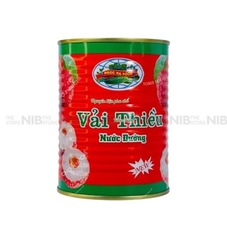 Vải ngâm Ngọc Hà lon 565g