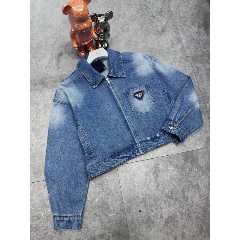 PR * * * Áo khoác denim nữ Quần jean mặc denim nữ 2025 MỚI