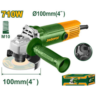 Máy mài góc 710W Jadever JDAG35712, Máy cắt cầm tay lưỡi cắt 100mm, Trục 10mm