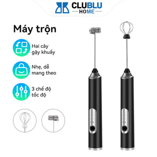 Máy đánh bọt cà phê, Sipanic đánh trứng cầm tay mini không dây đa năng 3 chế độ,pin sạc 1200mAh