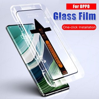 Kính cường lực khung tự dán Cho OPPO Reno 4 5 6 8T 10 11 12 13 Pro 5G A60 A3 A5 A9 2020 A15 A16 A17 A18 A38 A58 A57 A77 A78 A79 A98 5G