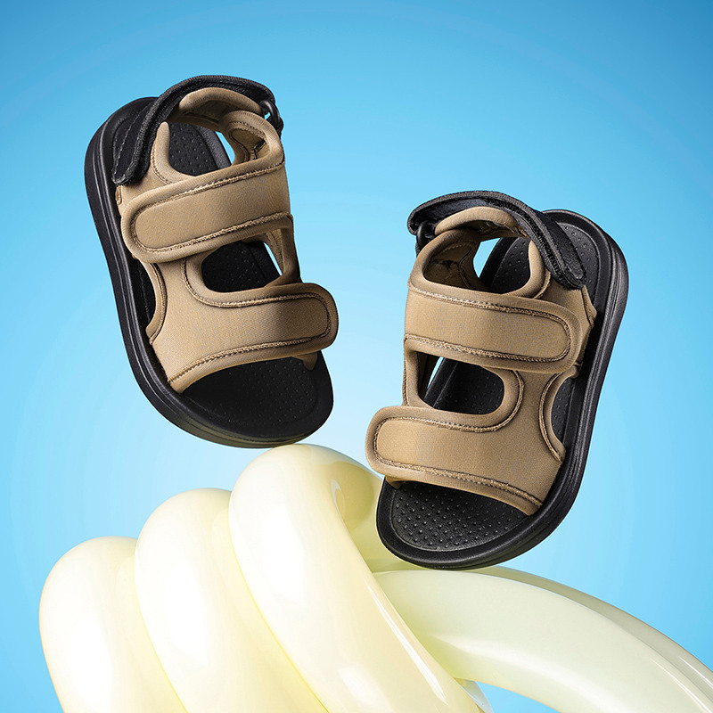 Cheerful Mario nâng cấp dép cho bé sơ sinh thiết kế khóa dán ba siêu nhẹ xinh / đep giày sandal tập đi thời trang xăng đan prewalker cho bé trai