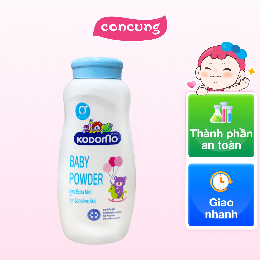 Phấn Kodomo Extra Mild (xanh) 180g