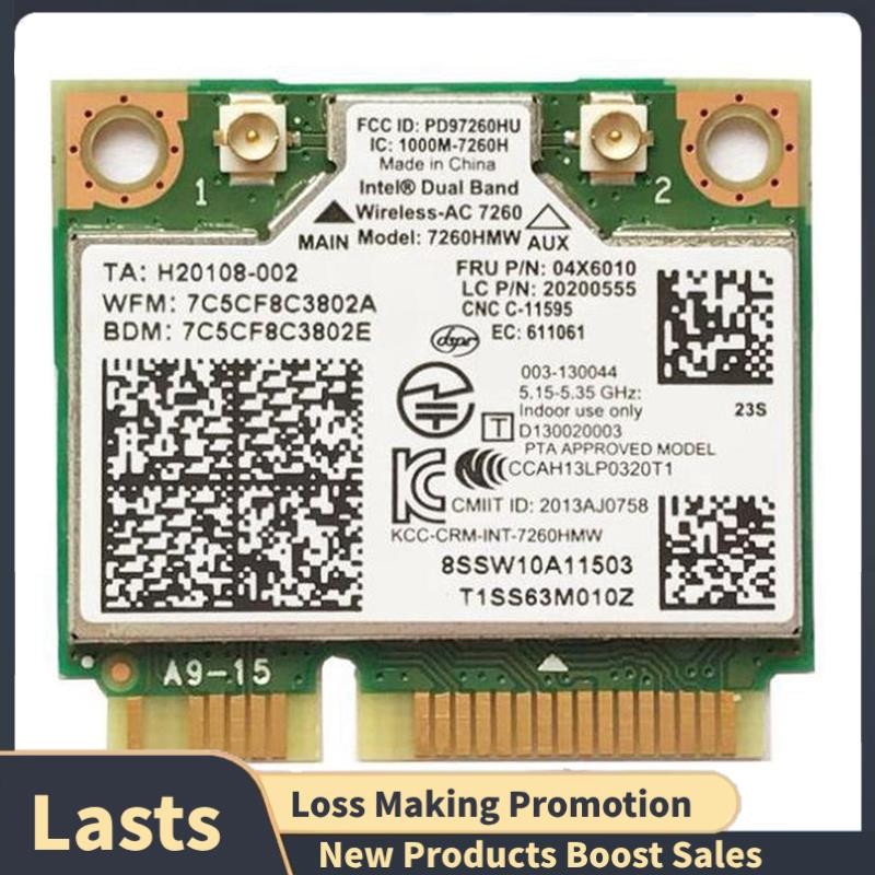 Notebook Tích Hợp Thẻ Không Dây Cho 7260HMW 7260AC 867M Dual Band 5G Thẻ Không Dây BT4.0 Cho 04X6090