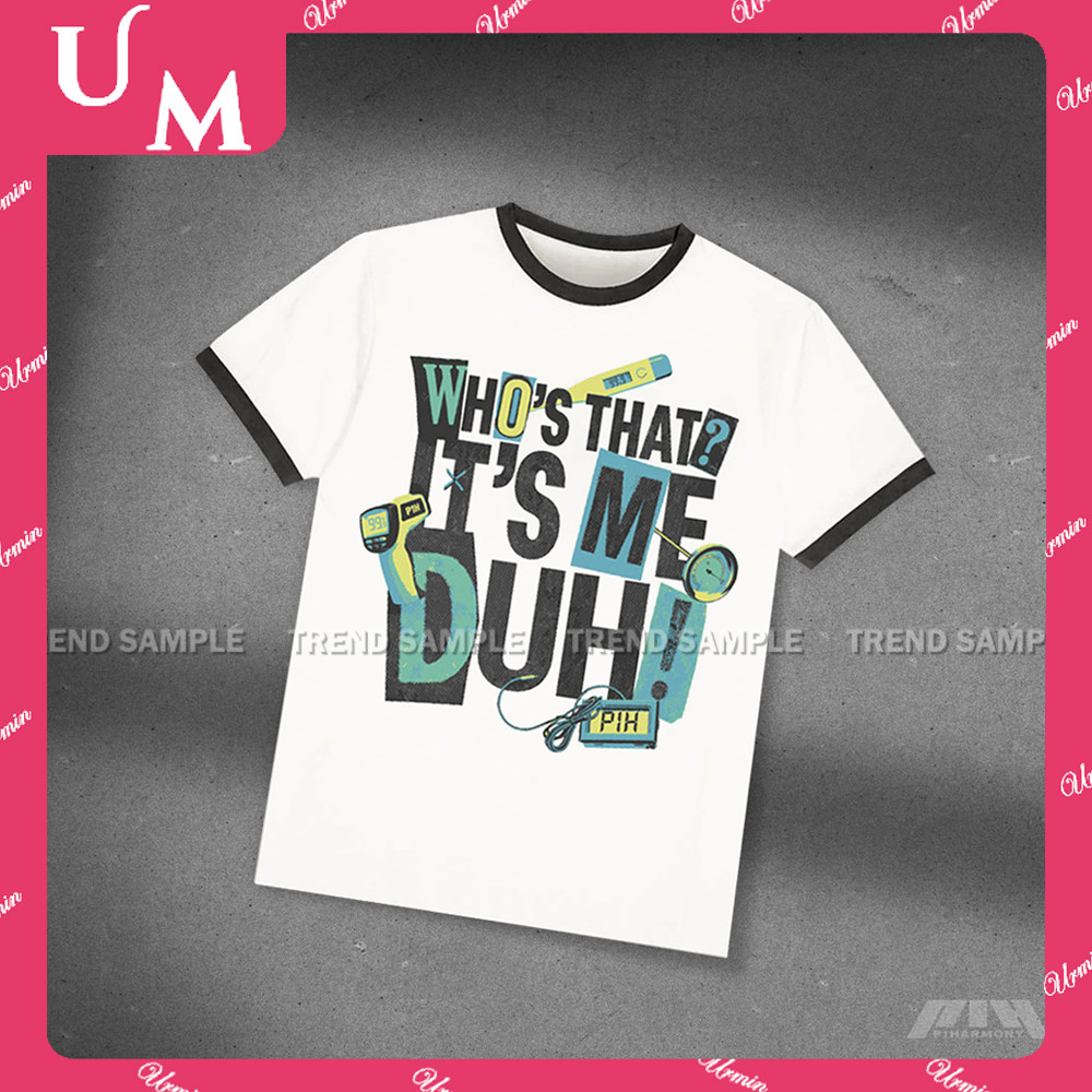 KPOP P1HARMONY DUH Merch - Áo Thun Cotton Unisex Vintage, Thiết Kế Tối Giản, Phù Hợp Xu Hướng Thời T