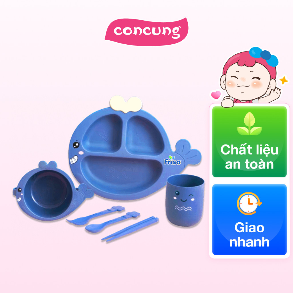 [QUÀ TẶNG] Friso - Bộ đồ ăn trẻ em