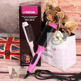 Lược Điện Chải Tóc Nova Không Dây Tạo Kiểu Tóc Uốn Cúp Cụp Xoay Tròn Chuyên Nghiệp, Uốn Cụp - Uốn Xoăn Dập Xù Phồng VPGR