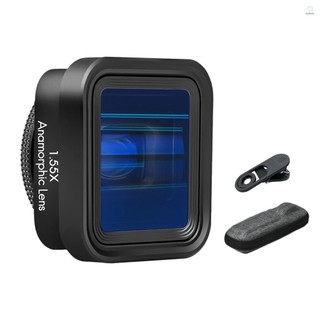Ống kính 1.55x Ống kính có ống kính đa năng Ống kính phim Anamorphic Kẹp ống kính đa năng Ống kính có ống kính 1.55x Kẹp ống kính Moive Mang theo ống kính có kẹp Mang theo 15 / 14 / 13 / 12 / 11