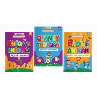 Sách - combo 3 cuốn: khéo ăn khéo nói, bảo vệ an toàn, quản lý thời gian
