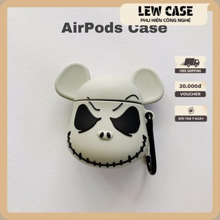Case Airpods - Vỏ Bọc Airpods 1/2 - Bearbrick Jack Skellington
