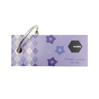 Giấy note flash cards motto 70x30mm cyfc70-kk - motto