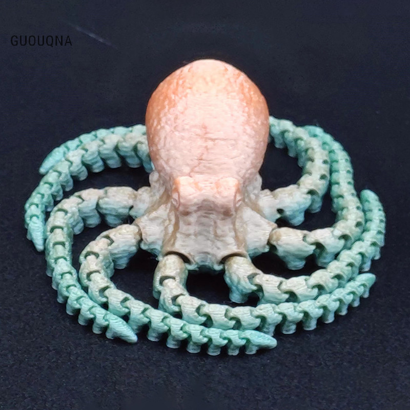 GUOUQNA 3D In Bạch Tuộc 3D In Hình Ngựa 3D Động Vật Nhà Văn Phòng Để Bàn Thủ Công Trang Trí Quà Tặng