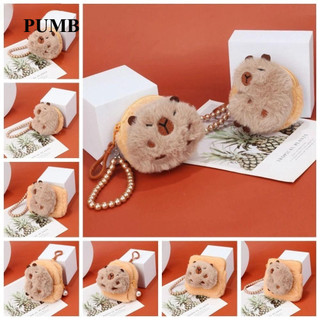 Ví sang trọng FUZOU Capybara, hình chữ nhật tròn mềm Capybara Ví đựng tiền xu sang trọng, Kawaii Square Mini sang trọng Capybara Túi thay đổi sang trọng Quà tặng sinh nhật