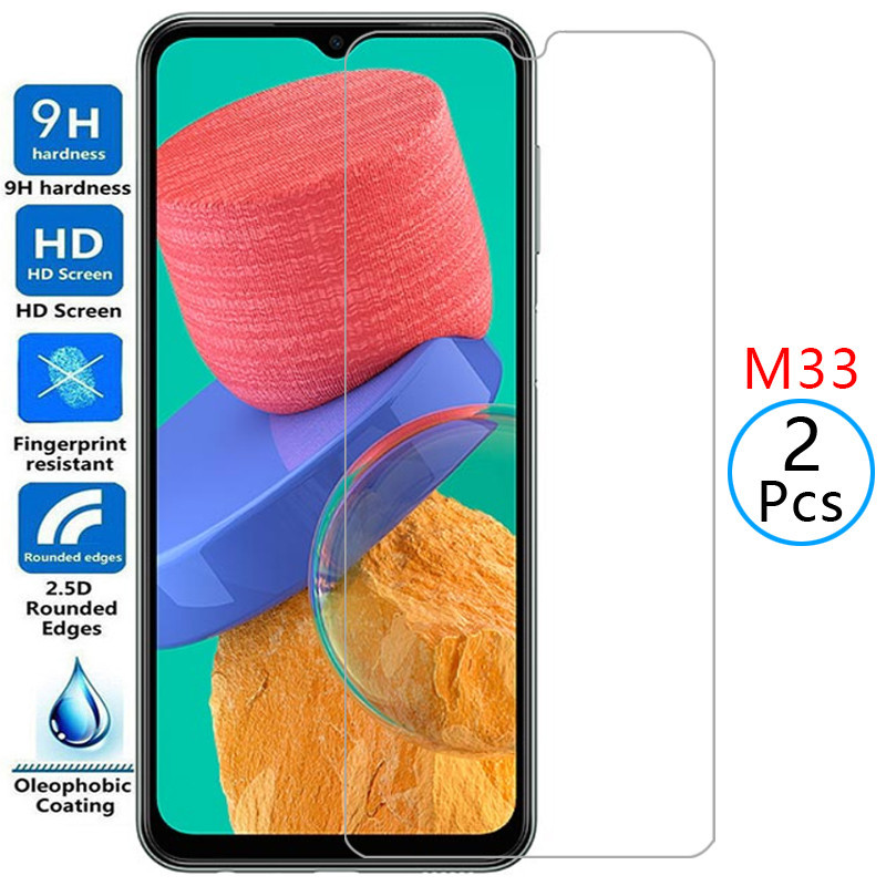 Kính cường lực cho bảo vệ màn hình kính bảo vệ samsung m33 trên galaxy m 33 33m n33 phim samsung sam
