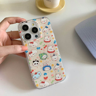 Ốp Lưng Cứng Tương Thích Với iPhone 12 12Pro 12ProMax 13 13Pro 13ProMax 14 14Pro 14ProMax 15 15Pro 15ProMax Ốp Họa Tiết Động Vật Nhỏ Toàn Màn Hình