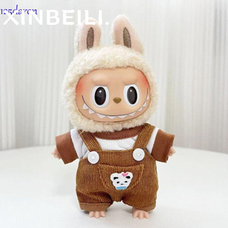 Búp Bê Labubu Mặc Đầm Chất Liệu Cotton Phối Lông Nhiều Màu Dễ Thương Kích Thước 1 15cm