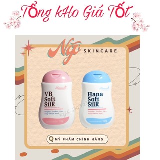 Dung dịch vệ sinh phụ nữ hanayuki vb soft & silk dung dịch vệ sinh làm sạch khử mùi kháng khuẩn 150g