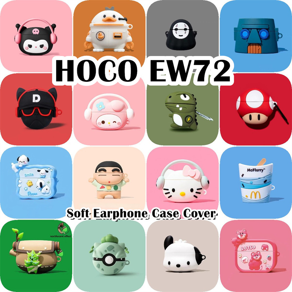 Hàng CÓ SẴNCho HOCO EW72 ốp tai ng Case sáng kiến phim hoạt hình Vỏ Bảo Vệ Hộp Sạc Tai Nghe NO.2