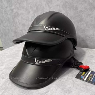 Mũ bảo hiểm lưỡi trai Vespa cao cấp loại dầy,cá tính và sang trọng dành cho cả nam và nữ ạ Tiện Ích, Đa Năng