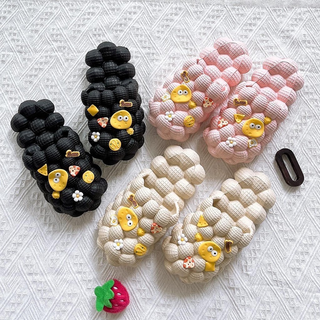 POT002-M08 (PHOMAI TAN CHẢY) Dép Đậu Phộng Dành Cho Nam Nữ Massage Đế Dày