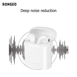 Tai nghe bluetooth không dây i7S tws 5.0 kiểu thể thao tai kép có hộp sạc tai nghe bluetooth i7S