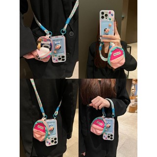 Ốp điện thoại hoạt hình dễ thương Anime Shin-Chan thích hợp cho iphone 15promax Vỏ điện thoại Apple 14 13 12 11 XSmax XR 8plus 7 Túi đi học Mini ngắn dài Túi silicon mềm chống sốc cao cấp dễ thương