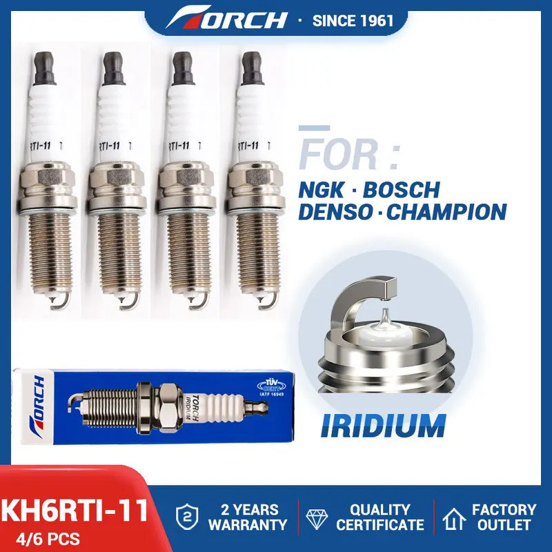 Nến Thay Thế Cho LFR6AIX-11 PLFR6A11 Cho NISSAN BY481-LFR6A Cho Denso IKH20 PKH20TT VKH20 Phích Cắm 