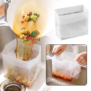 Kitpipipi Bồn Rửa Chén Túi Lọc Lưới Nhà Bếp Dùng Một Lần Chống Tắc Lọc Bồn Rửa Rác D6y7