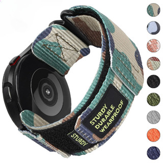  22mm 20mm Nylon Chiến Thuật Dây Đeo Thể Thao Cho Samsung Galaxy Watch 7 6 5 4 40mm 44mm Dây 6Classic 43 47mm Vòng Tay Vòng Nylon Hoạt Động GearS3 