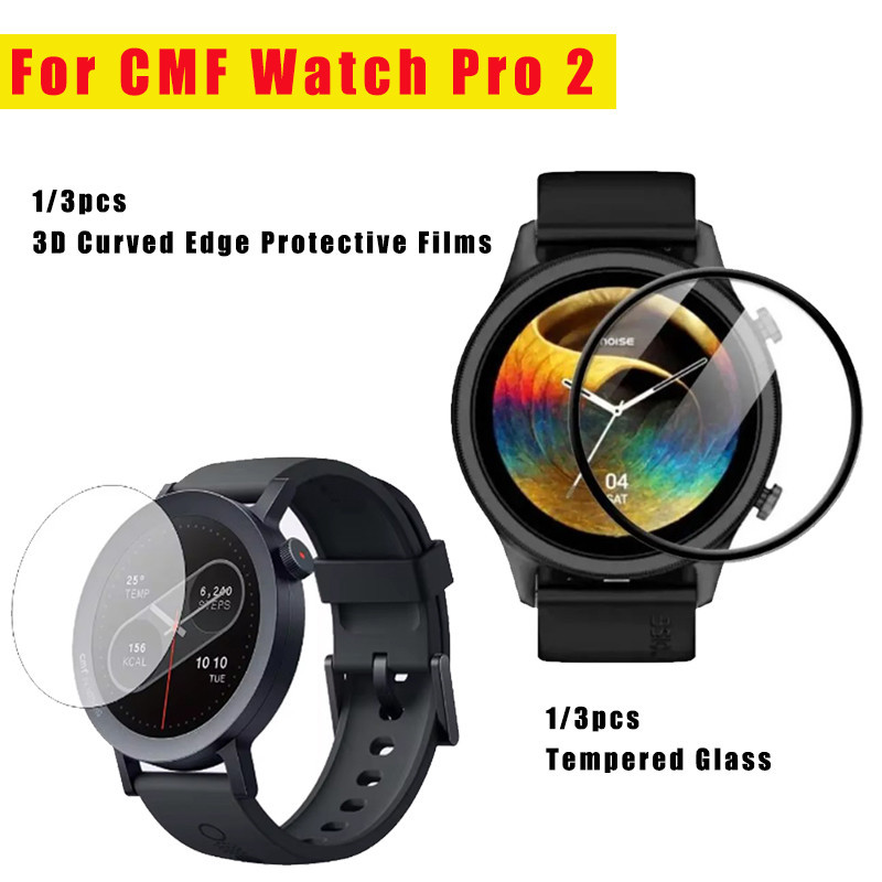 2 / 1 Chiếc 3D Viền Cong Bảo Vệ Phim Cho CMF Watch Pro 2 2 / 1 Chiếc Kính Cường Lực Cho CMF Watch Pr