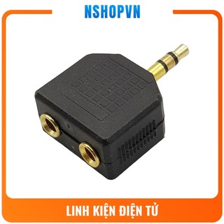 Đầu chia một cổng âm thanh 3.5mm ra hai cổng 3.5mm