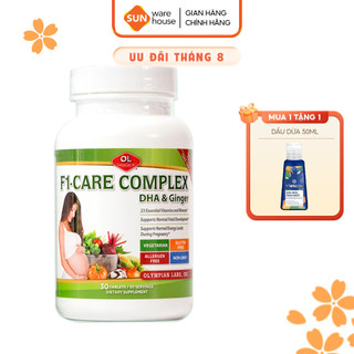 Viên Uống Cho Bà Bầu Olympian labs F1- Care Complex Bổ Sung Vitamin Tổng Hợp 30 Viên