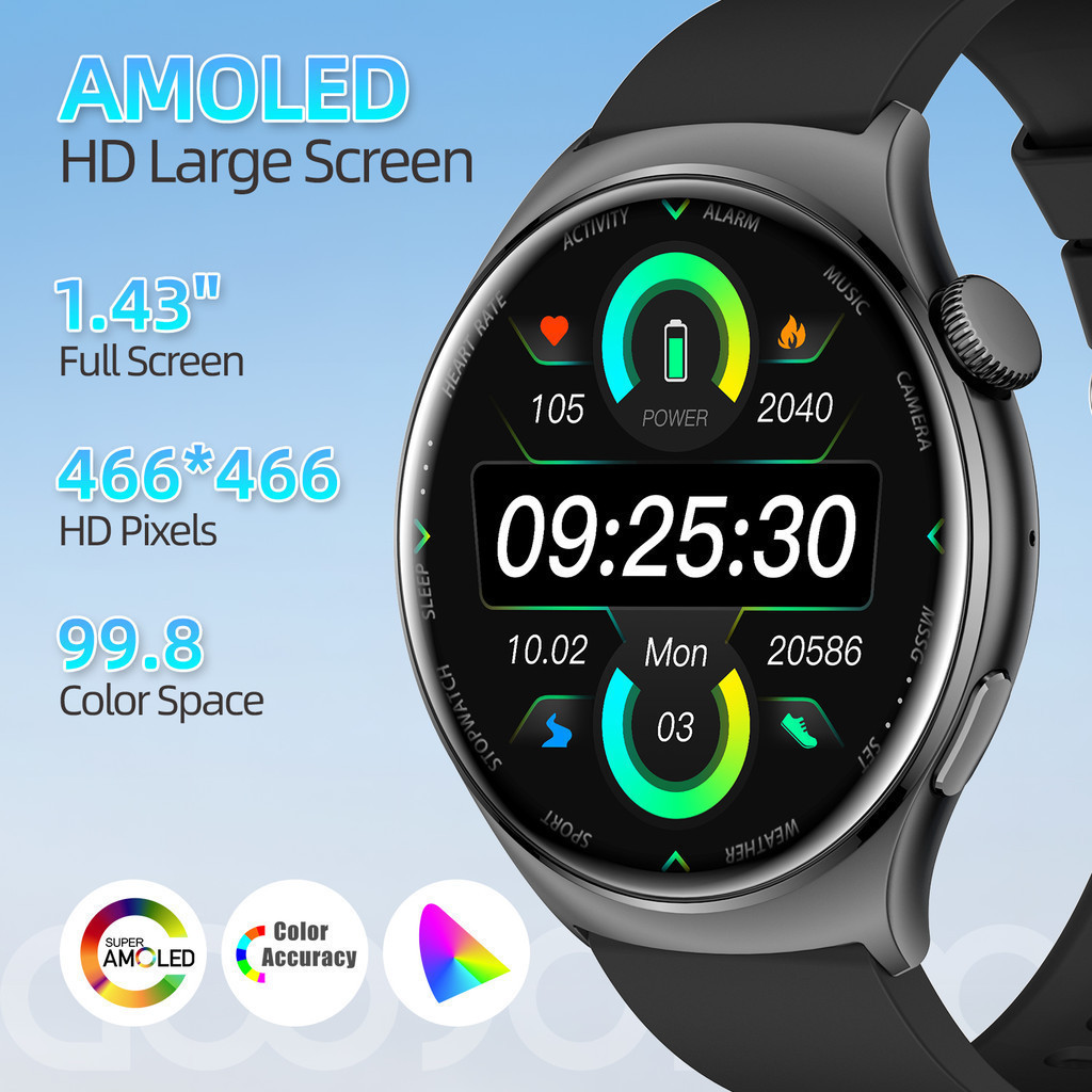 Đồng hồ thông minh GOOJODOQ IP67 Máy đo oxy Chống nước Đồng hồ đo áp suất Tương thích Chính hãng | BigBuy360 - bigbuy360.vn