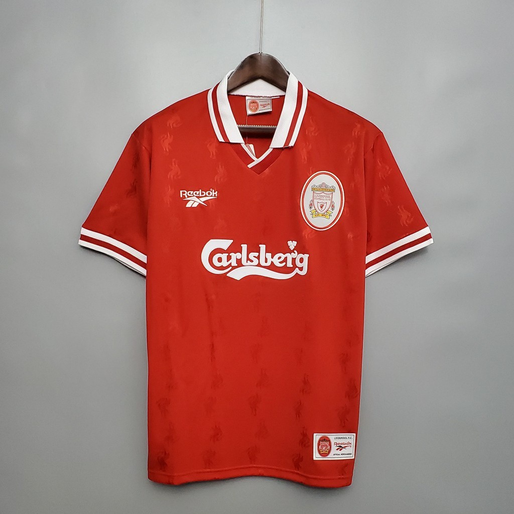 96-97 Liverpool Sân Nhà Retro Bóng Đá Nam Vintage Nhà Retro Jersey-JZ