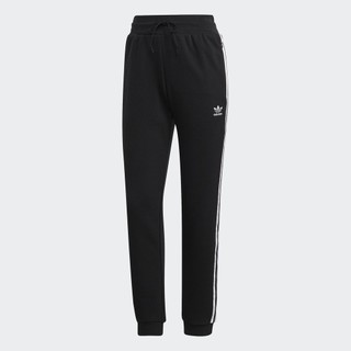 adidas Phong cách sống Quần bo gấu ôm sát Nữ Đen GD2255