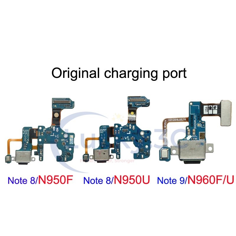 Dành Cho Cổng Sạc Ban Flex Cho Samsung Galaxy Note 8 Note 9 N950F N950U N960F N960U